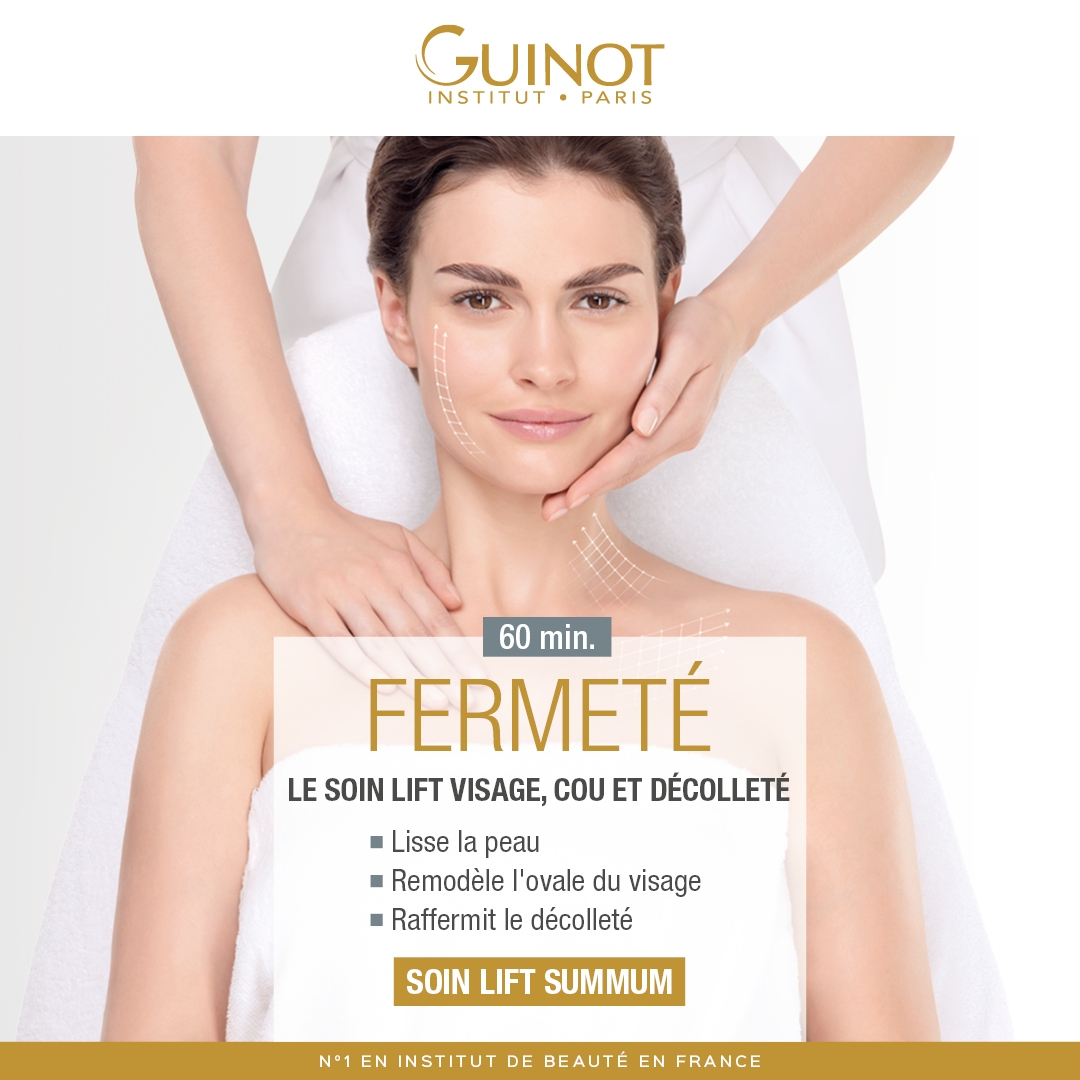 Affichette soin lift summum fermete Guinot