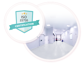 Laboratoit certificationISO22716 Guinot
